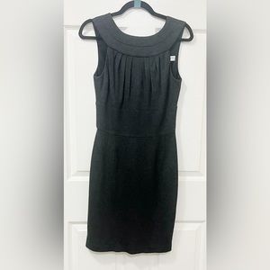 TRINA TURK black Grey Wool Dress Size 2